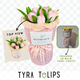 Tyra Tulips - Pink with Champagne (Soap Flowers Bouquet)
