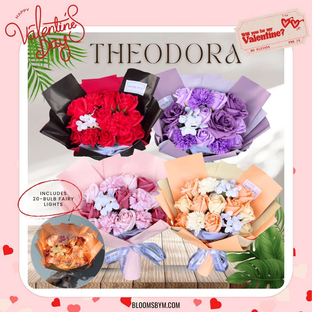 VDay 2026 - Best Sellers - Theodora - Soap Flowers Bouquet
