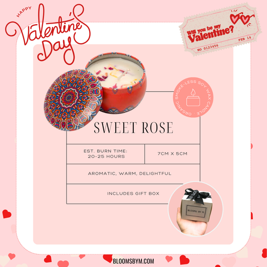 VDay 2026 - Candles - I Can Candle: Sweet Rose