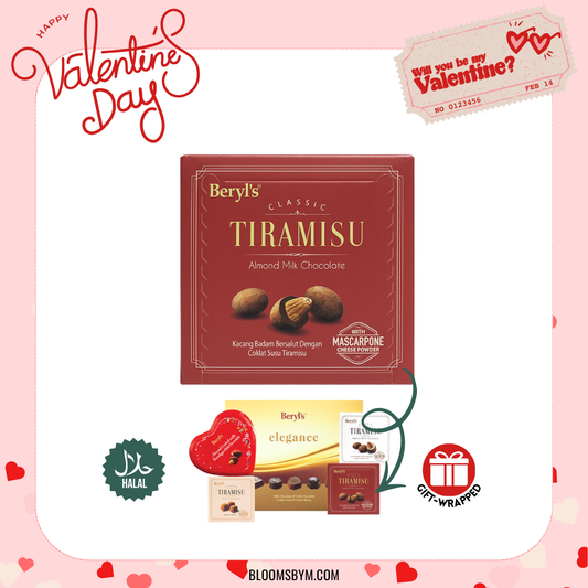 VDay 2026 - [Halal] Beryl’s Tiramisu Almond Milk Chocolate (65G)