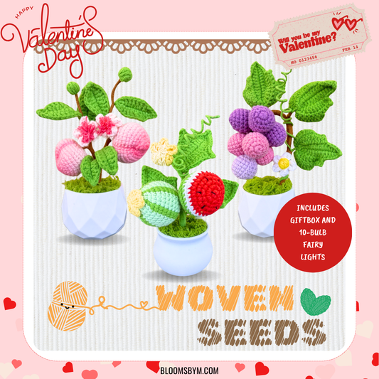 VDay 2026 - Best Sellers - Woven Seeds - Crochet Knit Plants