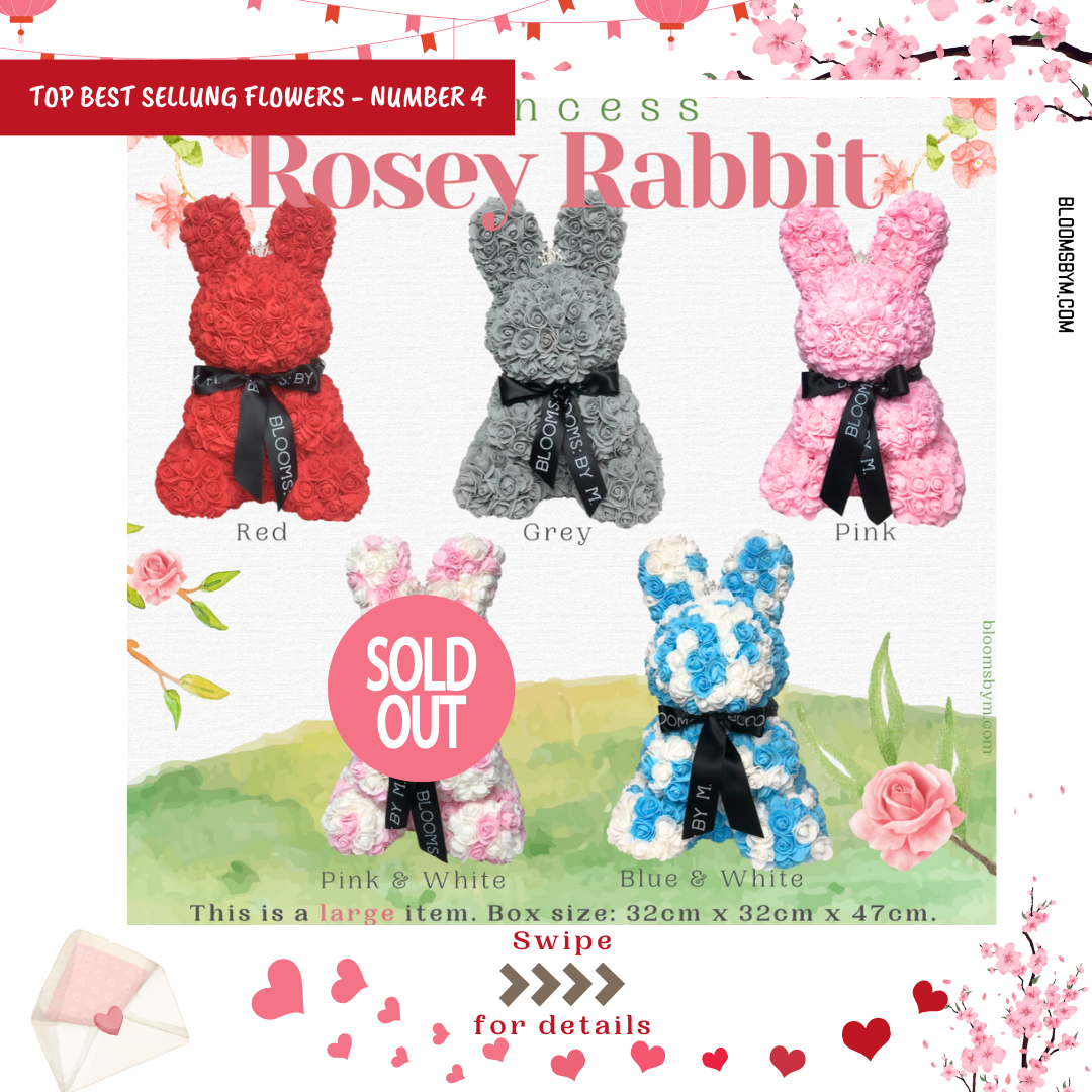Rosey Rabbit And Ribbit BLOOMS: BY M.
