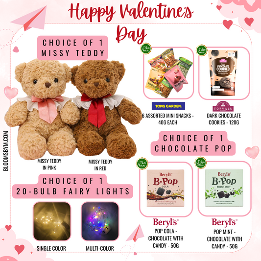 Valentine's Day - [Halal] Missy Teddy + Snacko Tempo Bundle