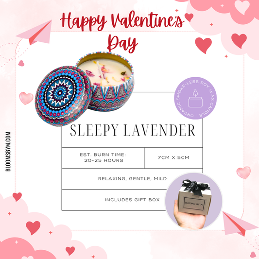 Valentine's Day - I Can Candles - Sleepy Lavender