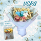The Vera in Blue - Preserved and Dried Flowers Bouquet