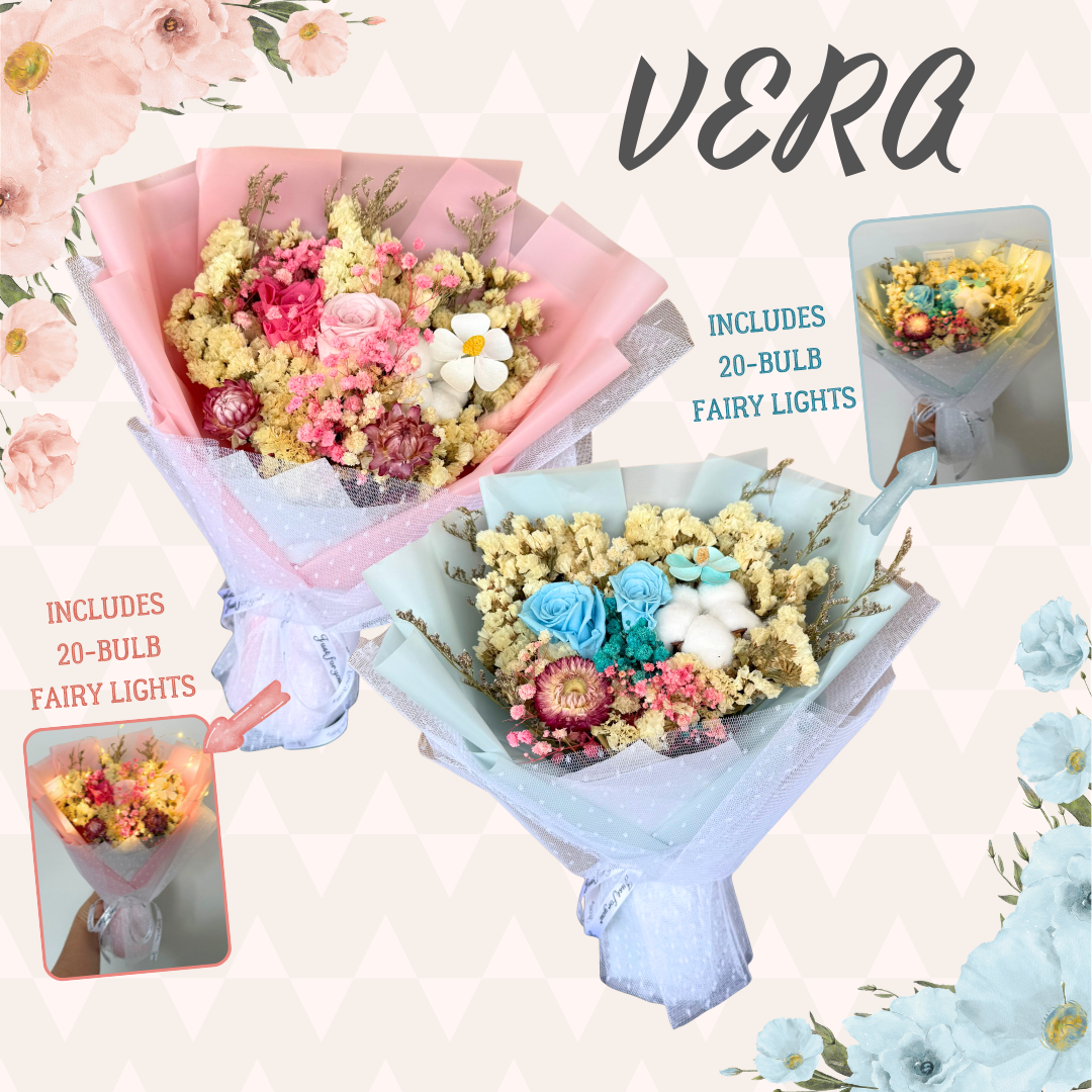 The Vera in Blue - Preserved and Dried Flowers Bouquet
