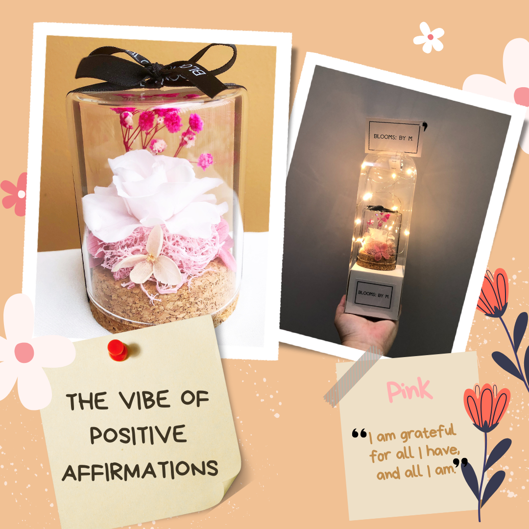 Galentine's Day - Preserved Flower - Vibe of Positive Affirmation Mini Bundle