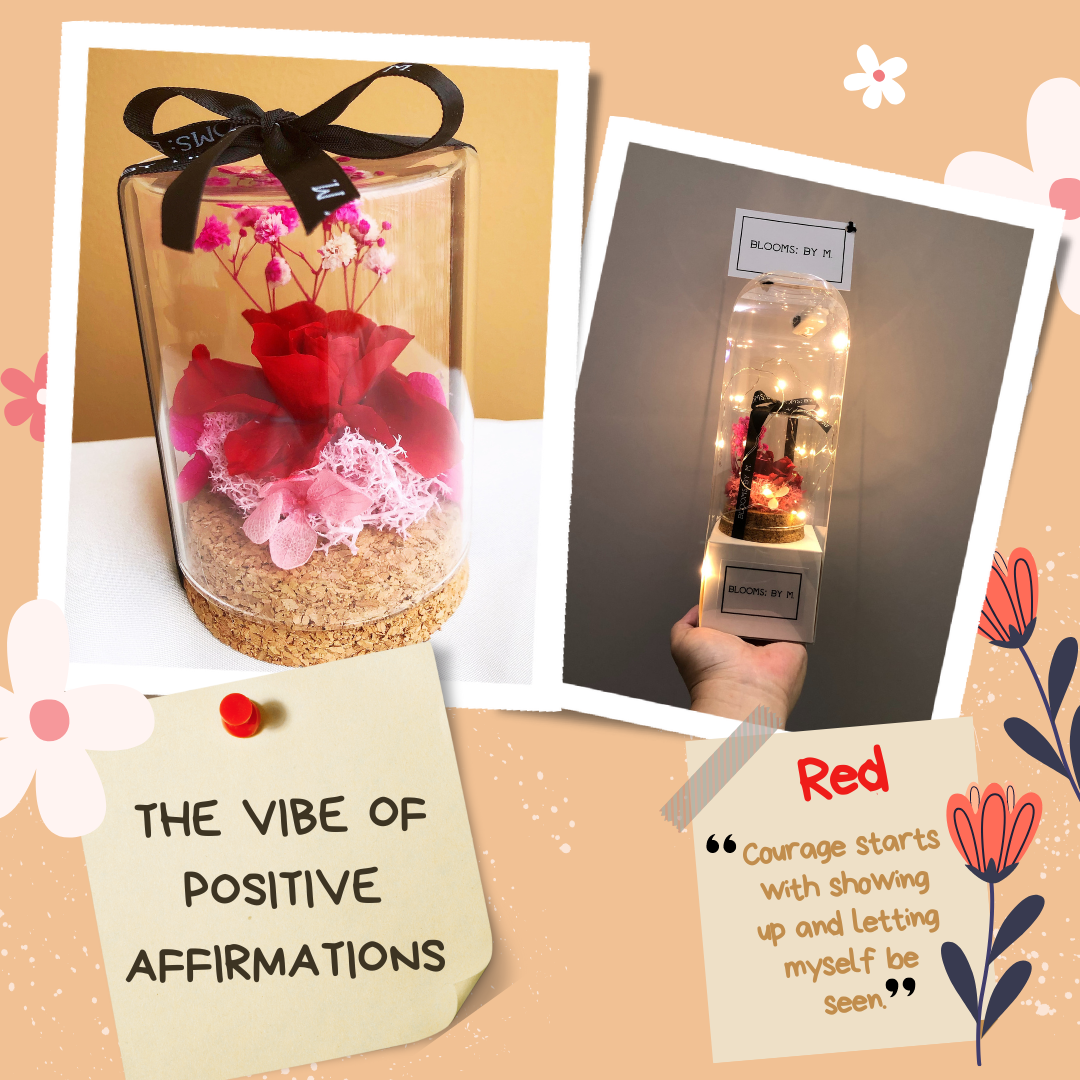 Galentine's Day - Preserved Flower - Vibe of Positive Affirmation Mini Bundle