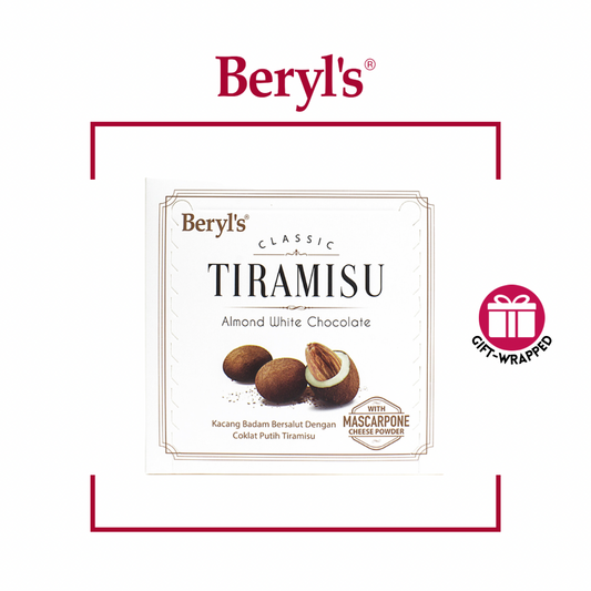 [Halal] Beryl's Tiramisu Almond White Chocolate (65G)