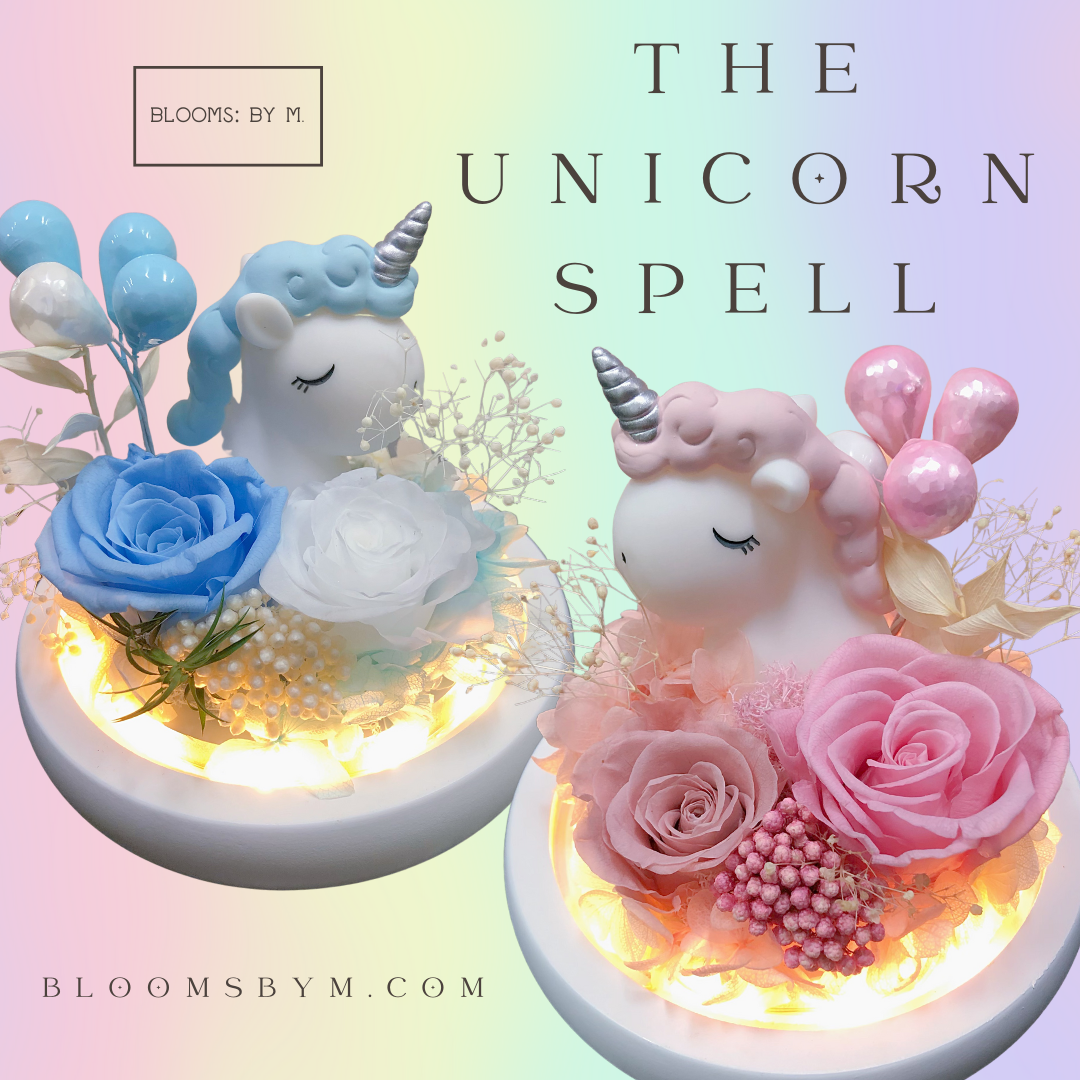 The Unicorn Spell in Blue