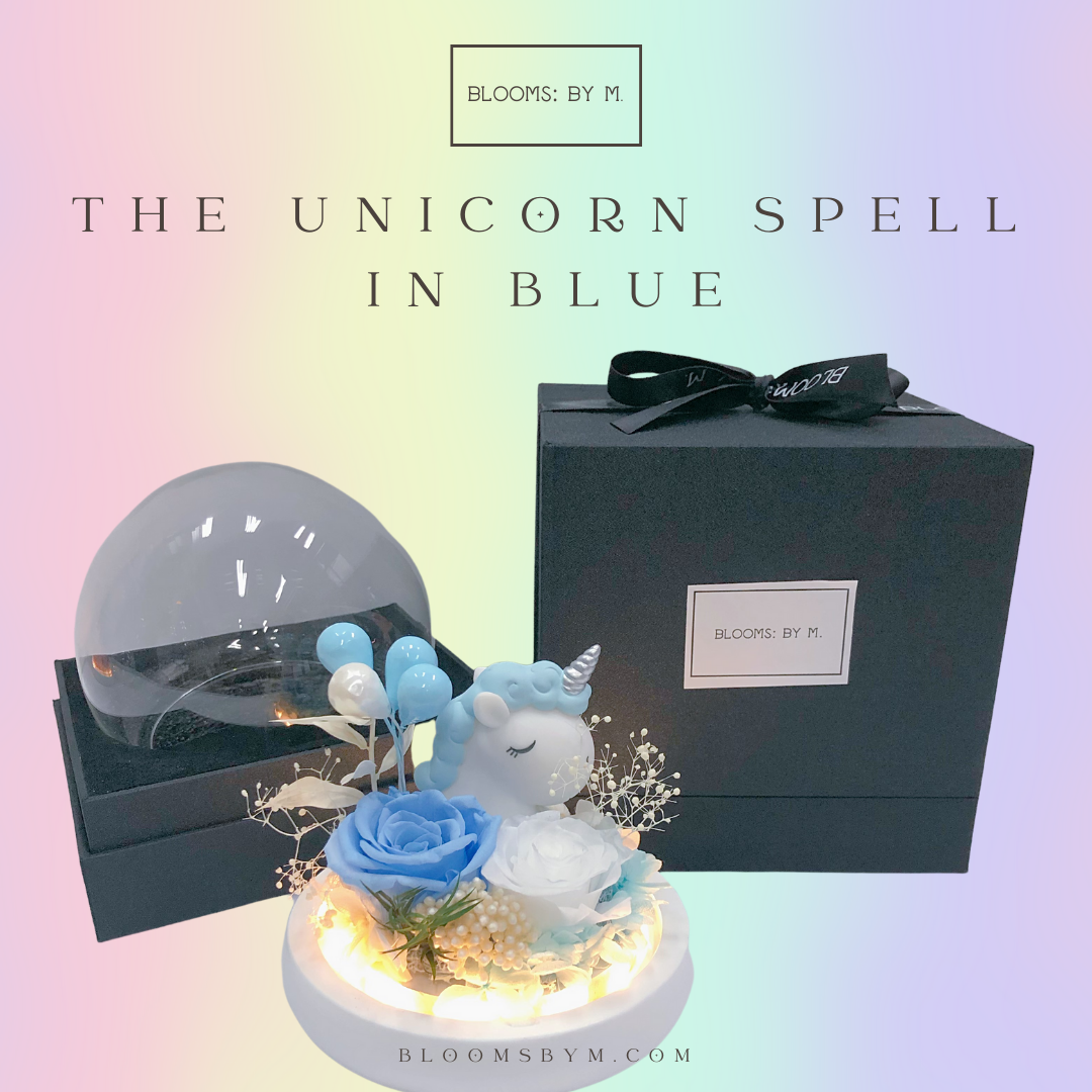 The Unicorn Spell in Blue