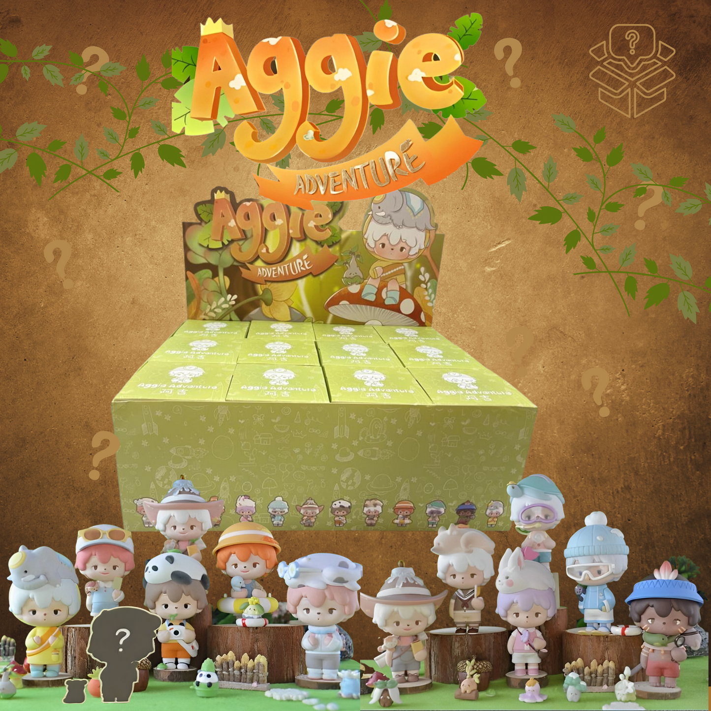 Blind Box: Aggie Adventure Series (1 Set - 12 Boxes)