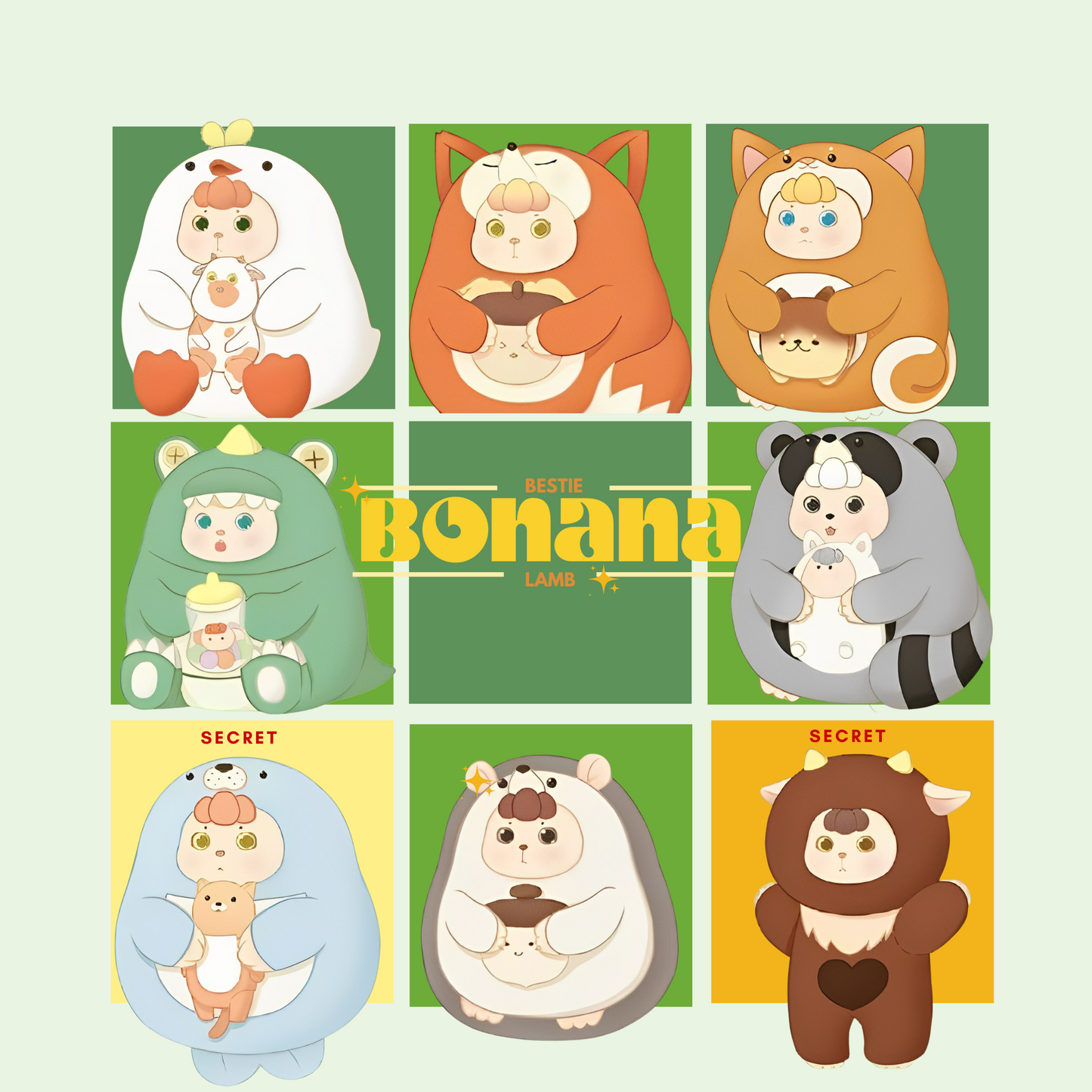 Blind Box: Bonana - Bestie Lamb  (1 Set - 6 Boxes)