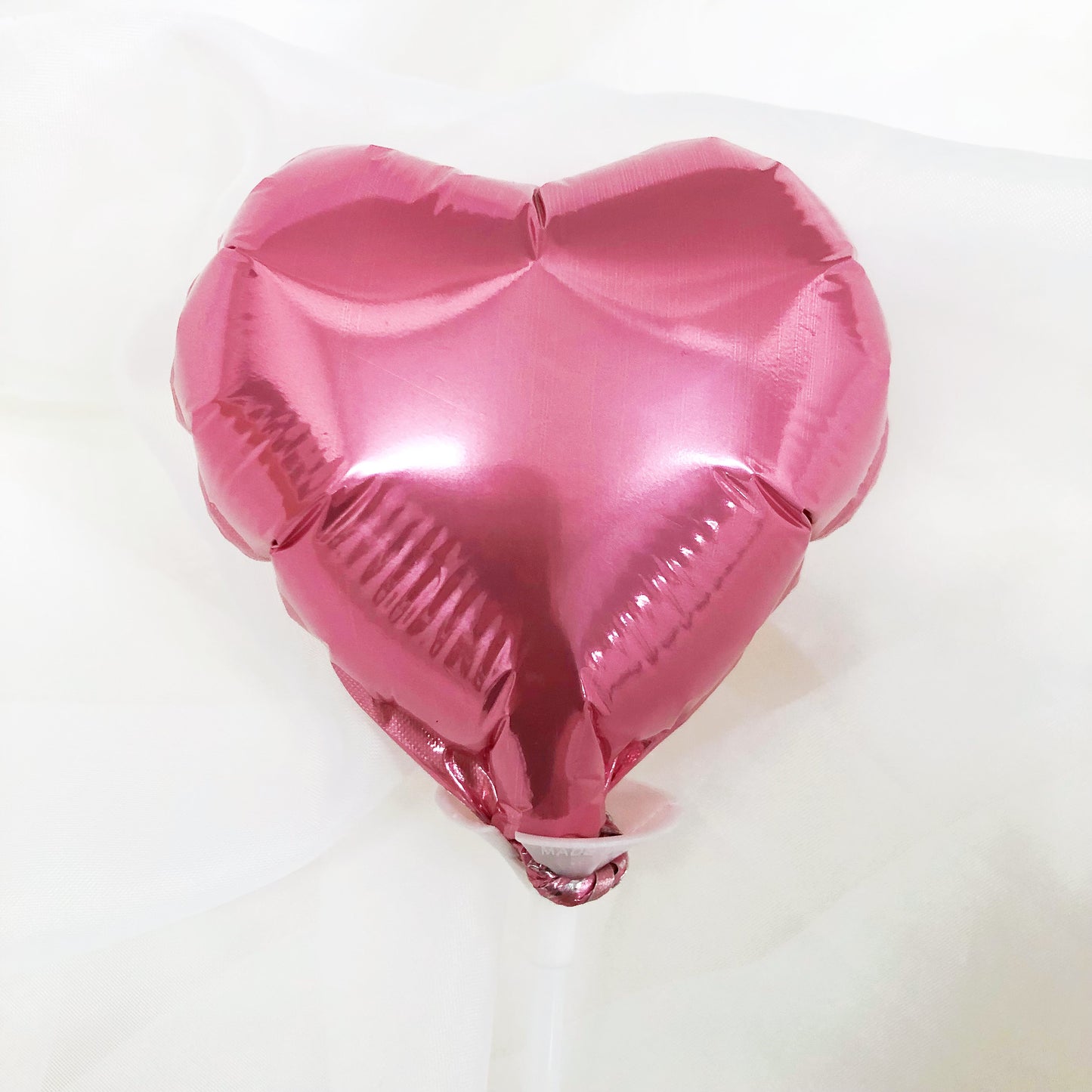 Heart-Shaped Inflated Foil Balloon in Pink (Small)