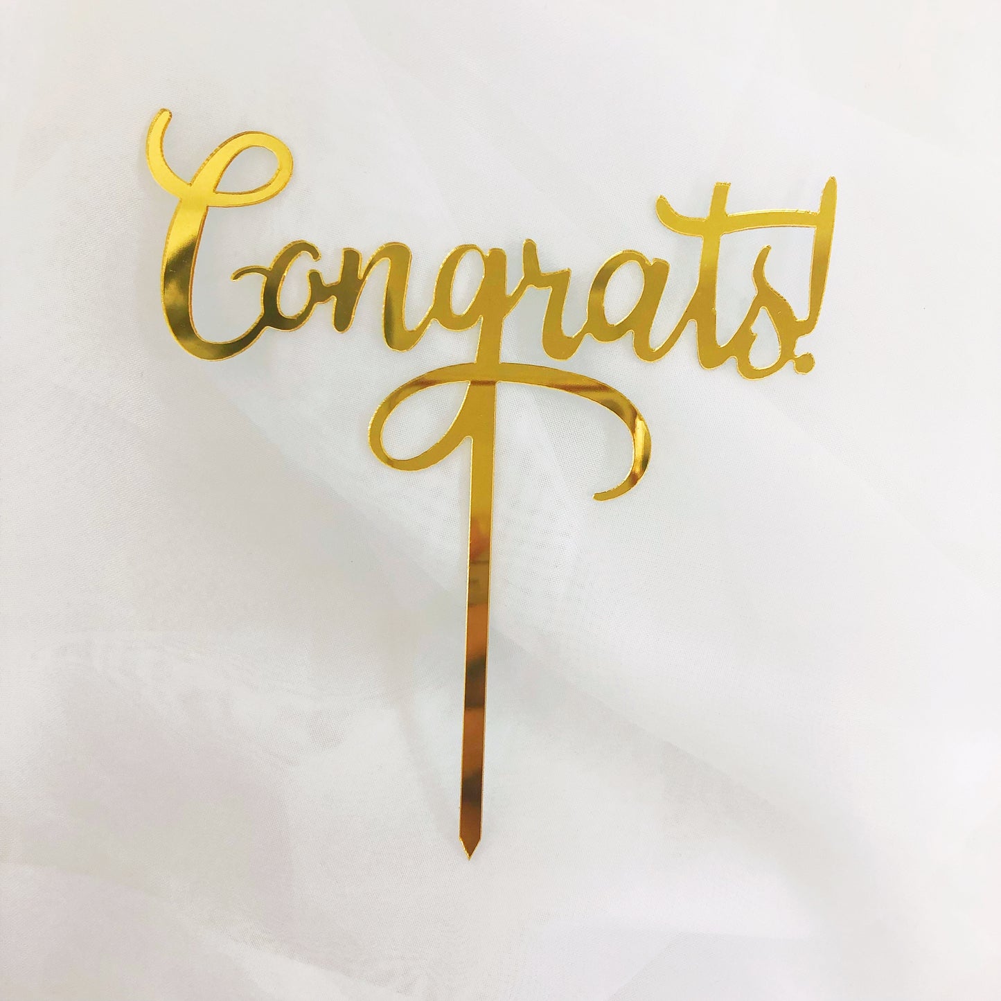 Congrats Topper (Yellow Gold)