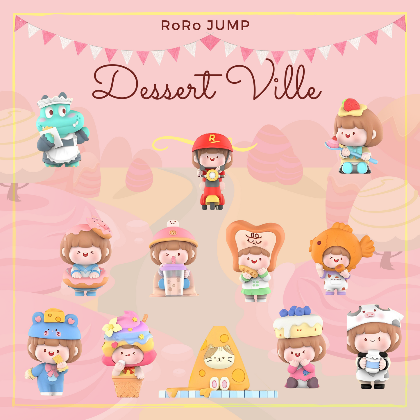 Blind Box: Rorojump Dessert Town (1 Box)