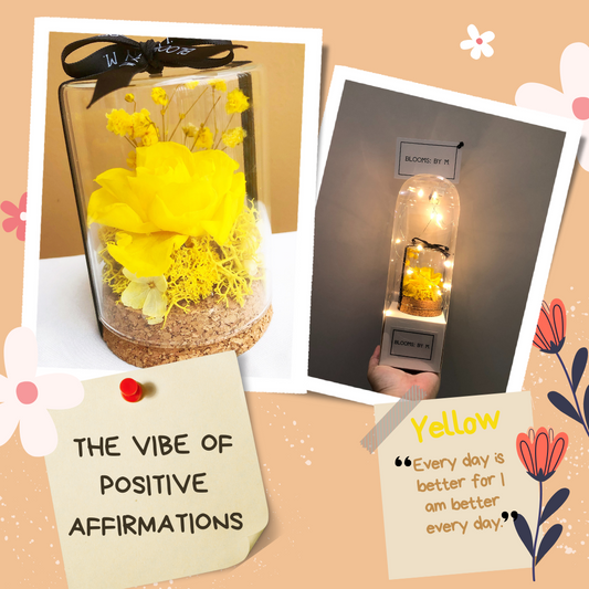 Vibe of Positive Affirmations in Yellow (Mini)