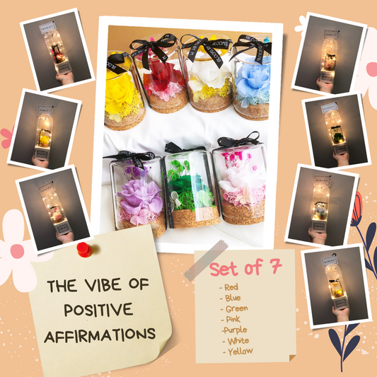 Vibe of Positive Affirmations in Set of 7 (Mini)